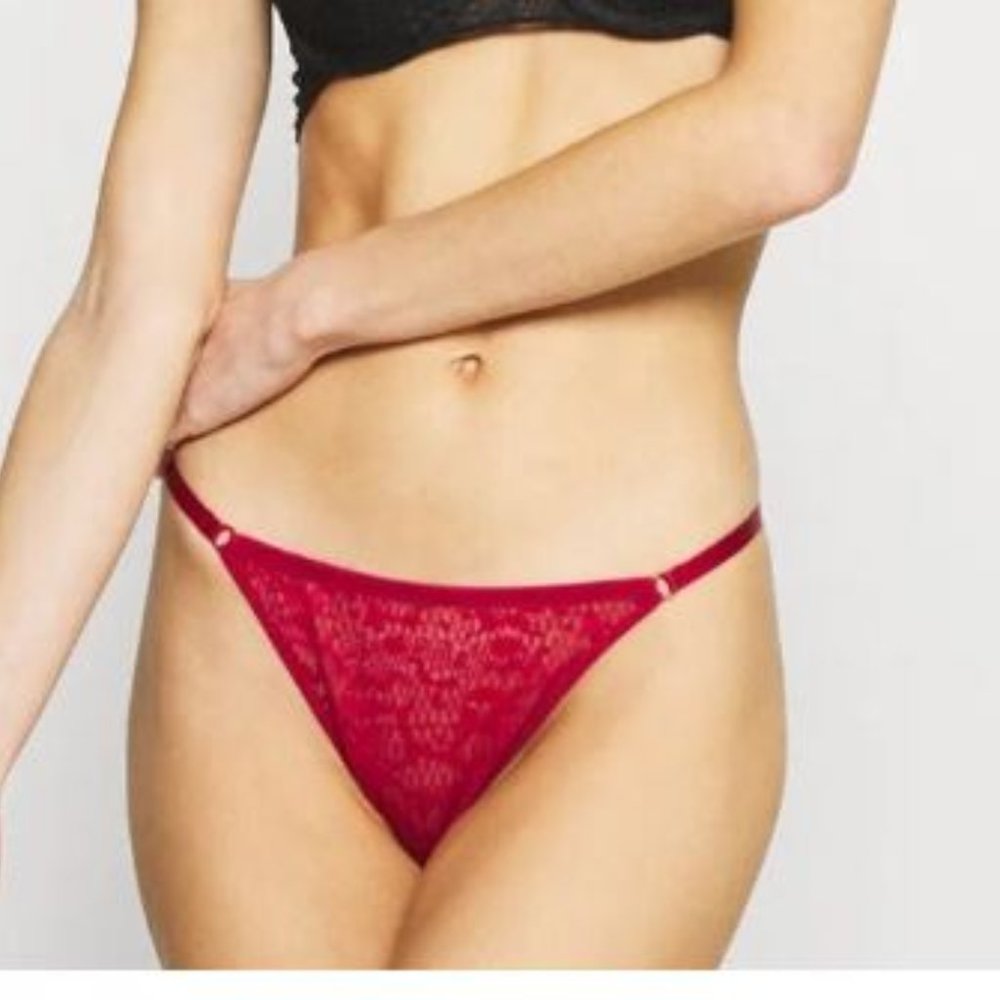Free People Tameeka high waist undie berry